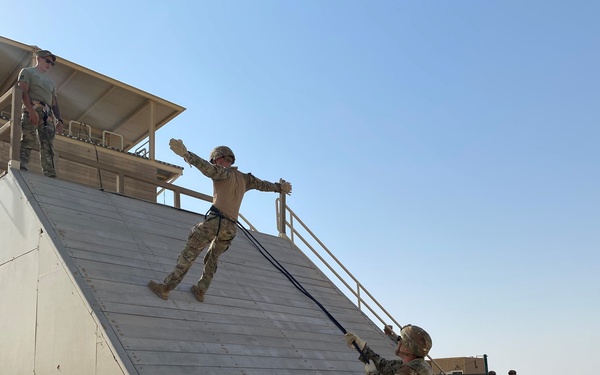 Rappel Tower Training, Task Force Commando