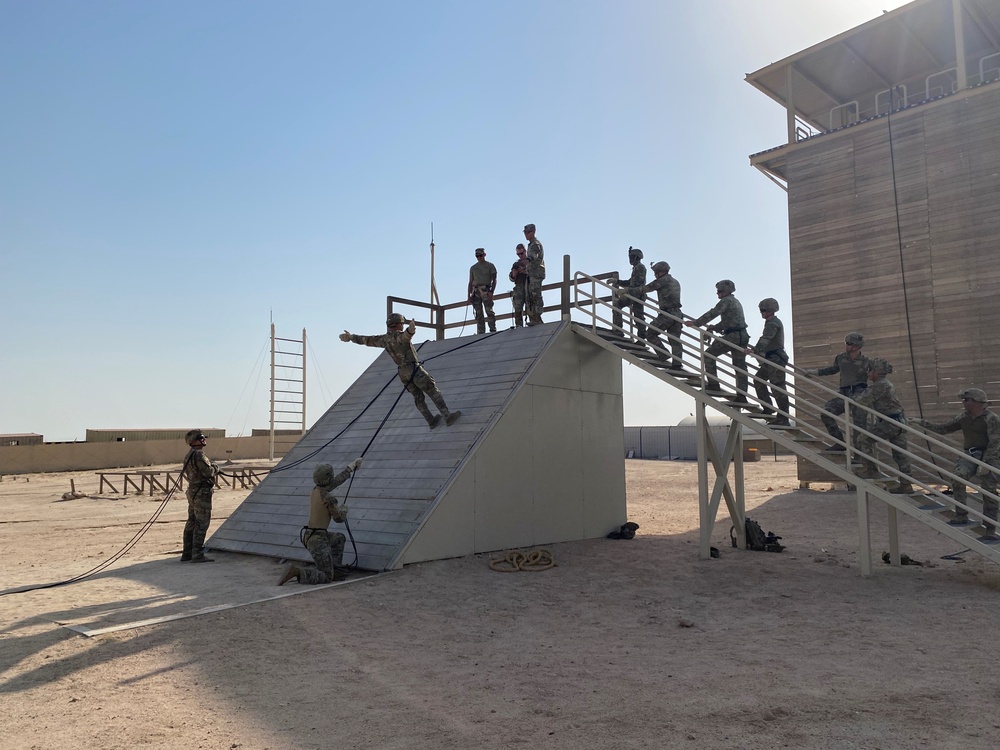 Rappel Tower Training, Task Force Commando