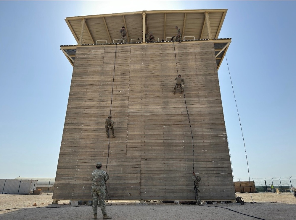 Rappel Tower Training, Task Force Commando