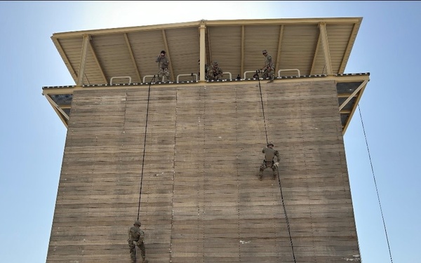 Rappel Tower Training, Task Force Commando