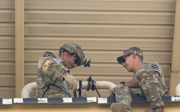 Rappel Tower Training, Task Force Commando