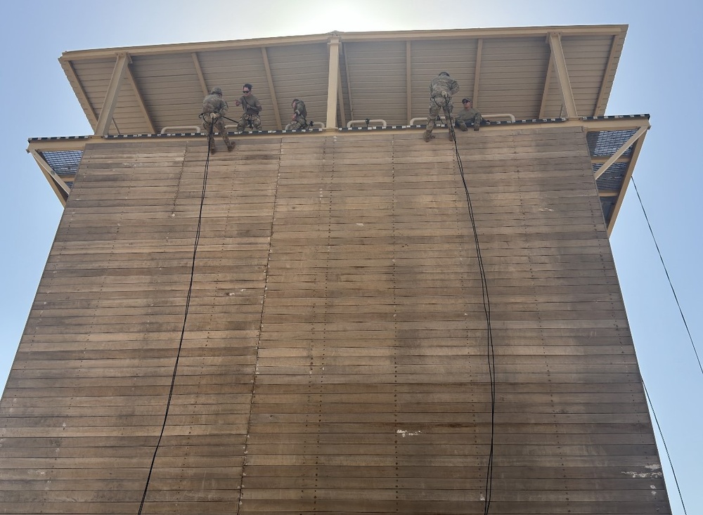 Rappel Tower Training, Task Force Commando