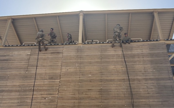 Rappel Tower Training, Task Force Commando