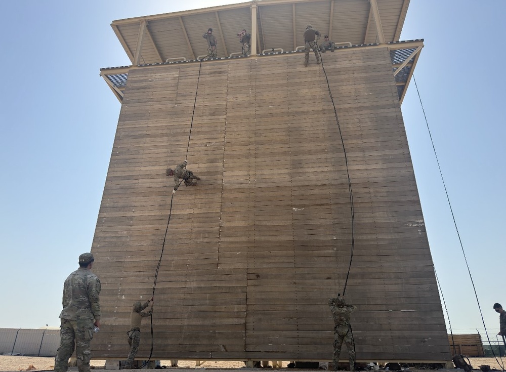 Rappel Tower Training, Task Force Commando