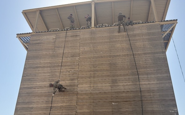Rappel Tower Training, Task Force Commando