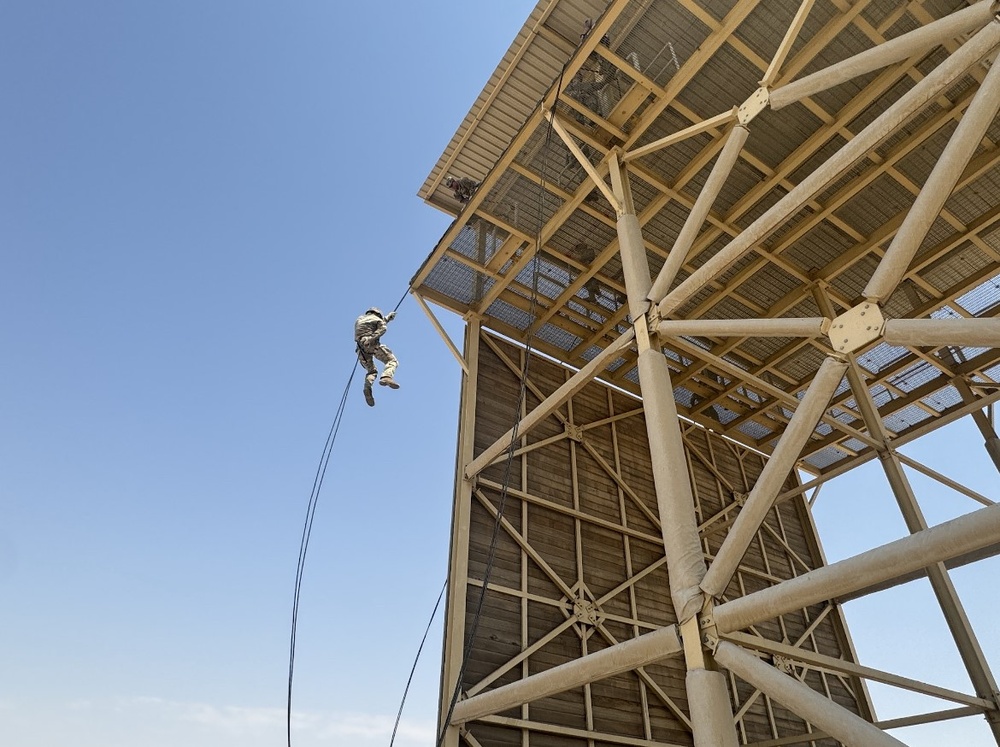 Rappel Tower Training, Task Force Commando