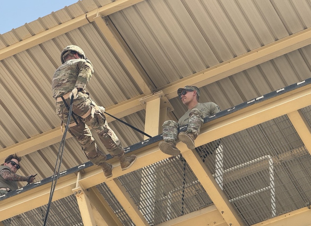 Rappel Tower Training, Task Force Commando