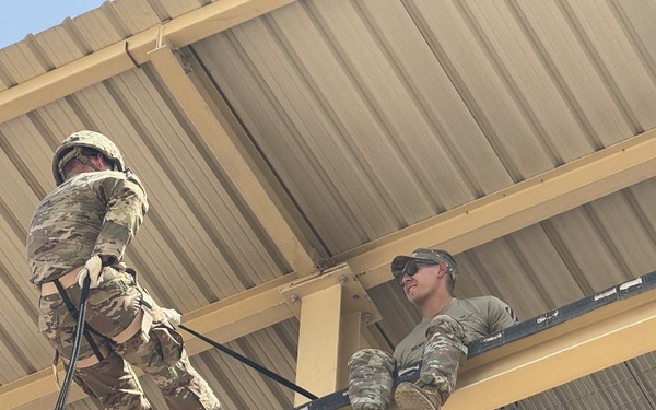 Rappel Tower Training, Task Force Commando
