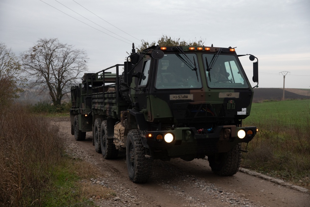 LMTV travels uphill during Operation Southern Shield