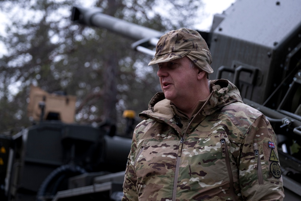 SMs from across NATO display collective combat power during artillery vehicle exhibit