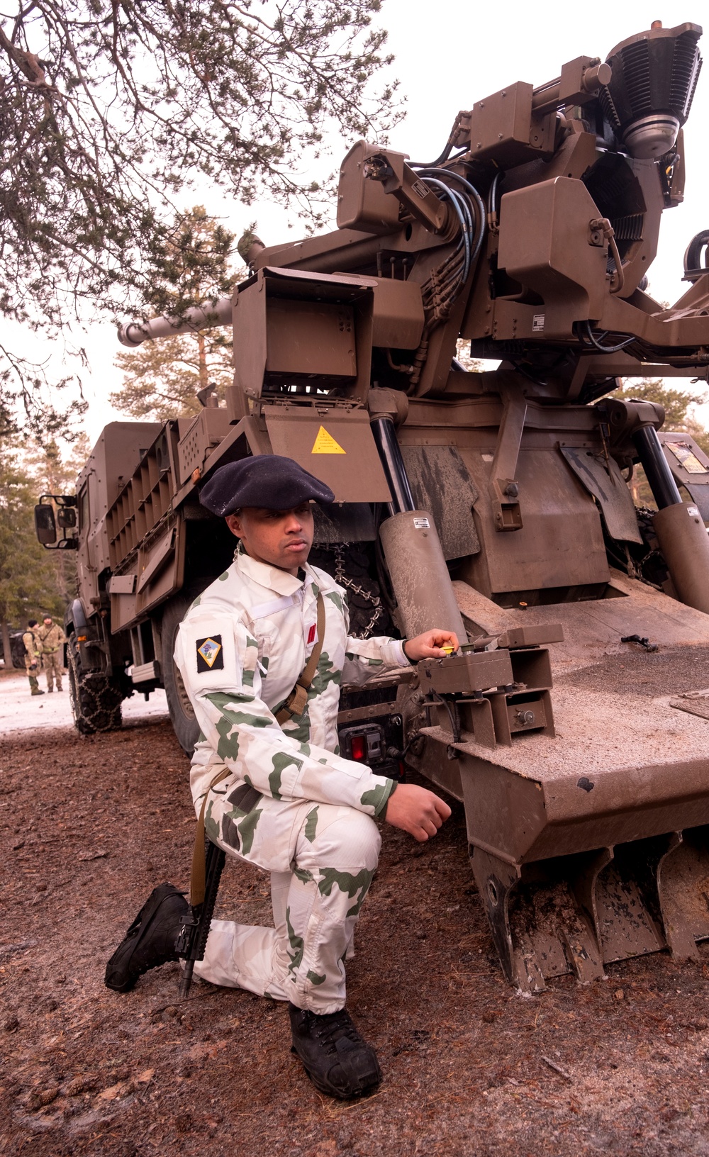 SMs from across NATO display collective combat power during artillery vehicle exhibit