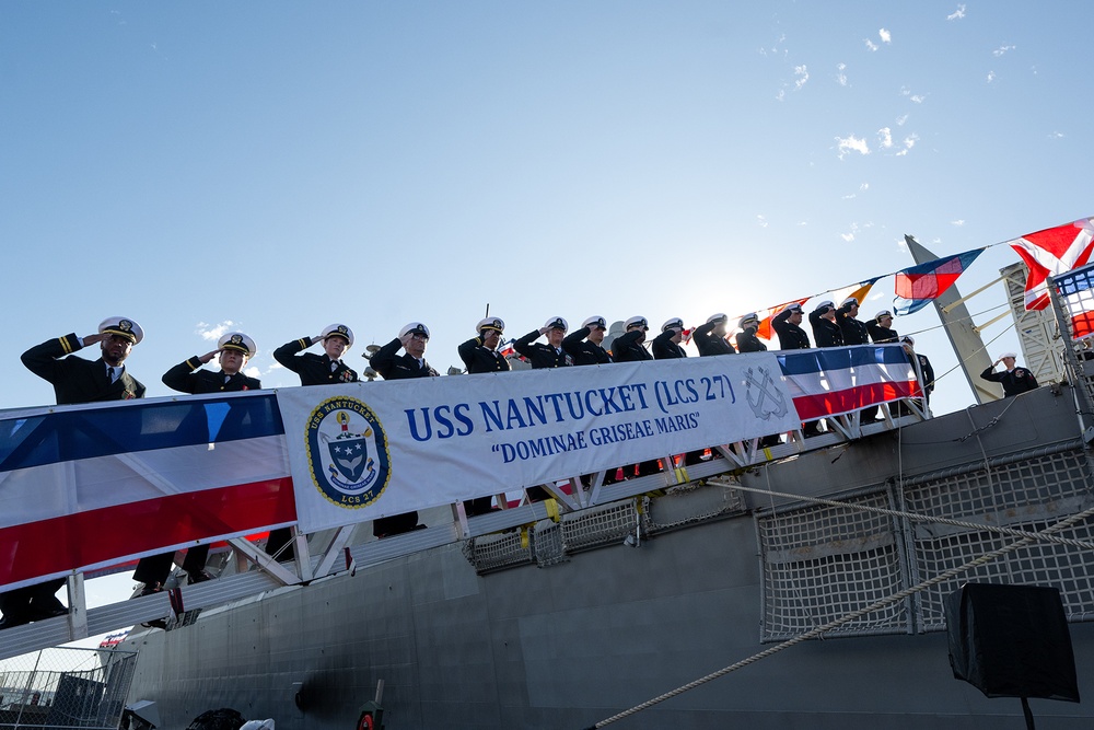 USS Nantucket (LCS 27) Commissioning Ceremony