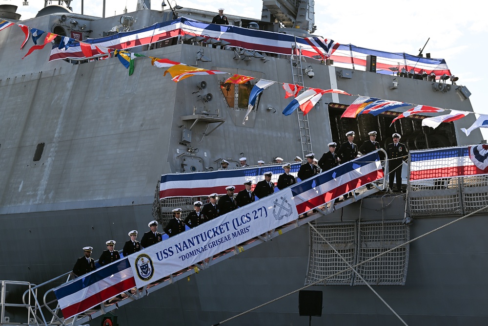 USS Nantucket (LCS 27) Commissioning Ceremony