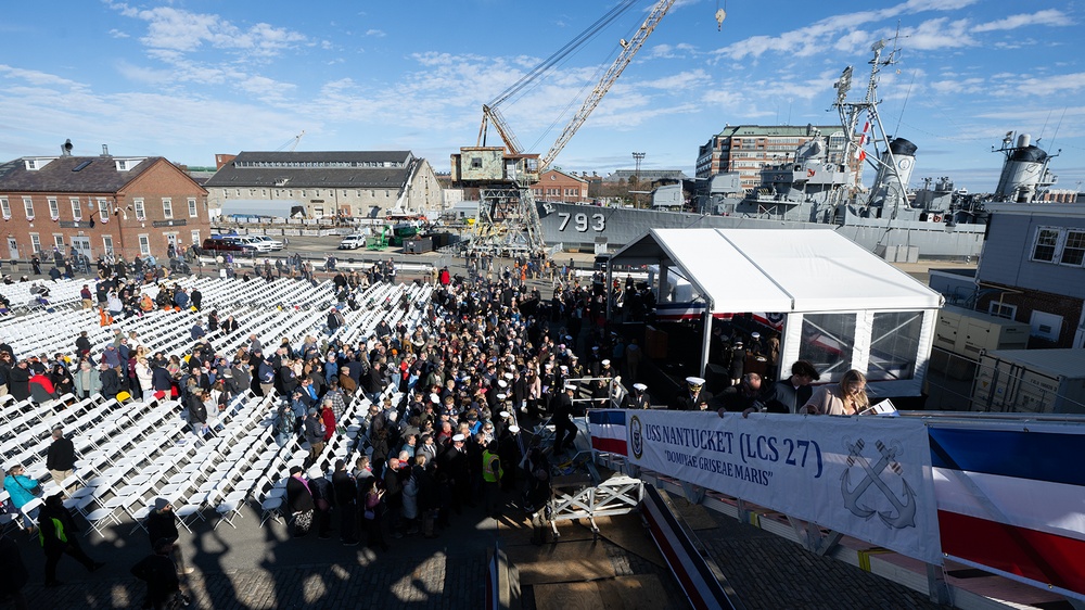 USS Nantucket (LCS 27) Commissioning Ceremony