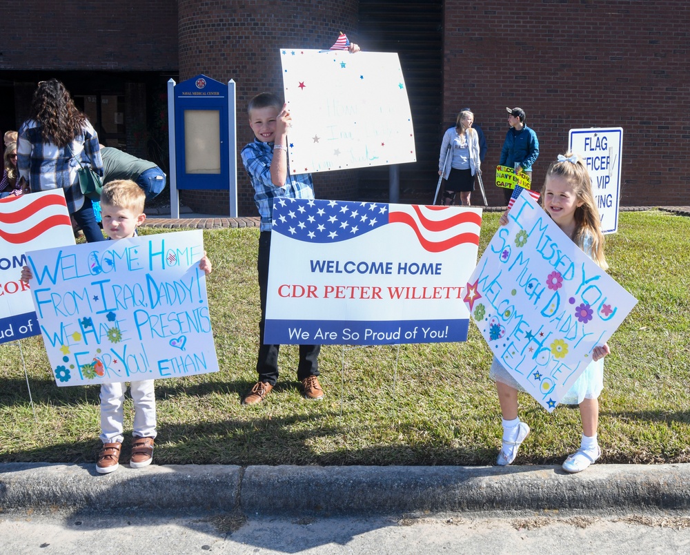 Navy Medicine Readiness and Training Command Camp Lejeune welcomes home Expeditionary Medical Unit 10, Rotation 16 Sailors