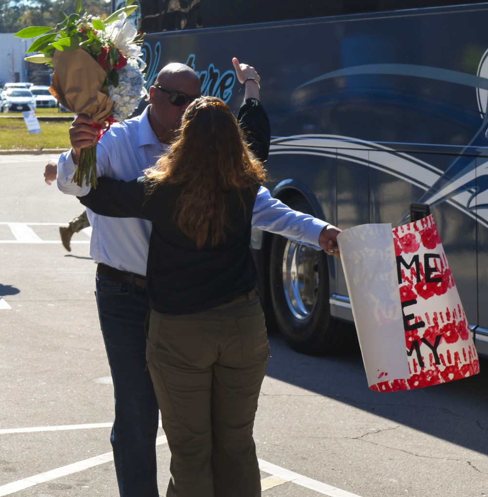 Navy Medicine Readiness and Training Command Camp Lejeune welcomes home Expeditionary Medical Unit 10, Rotation 16 Sailors