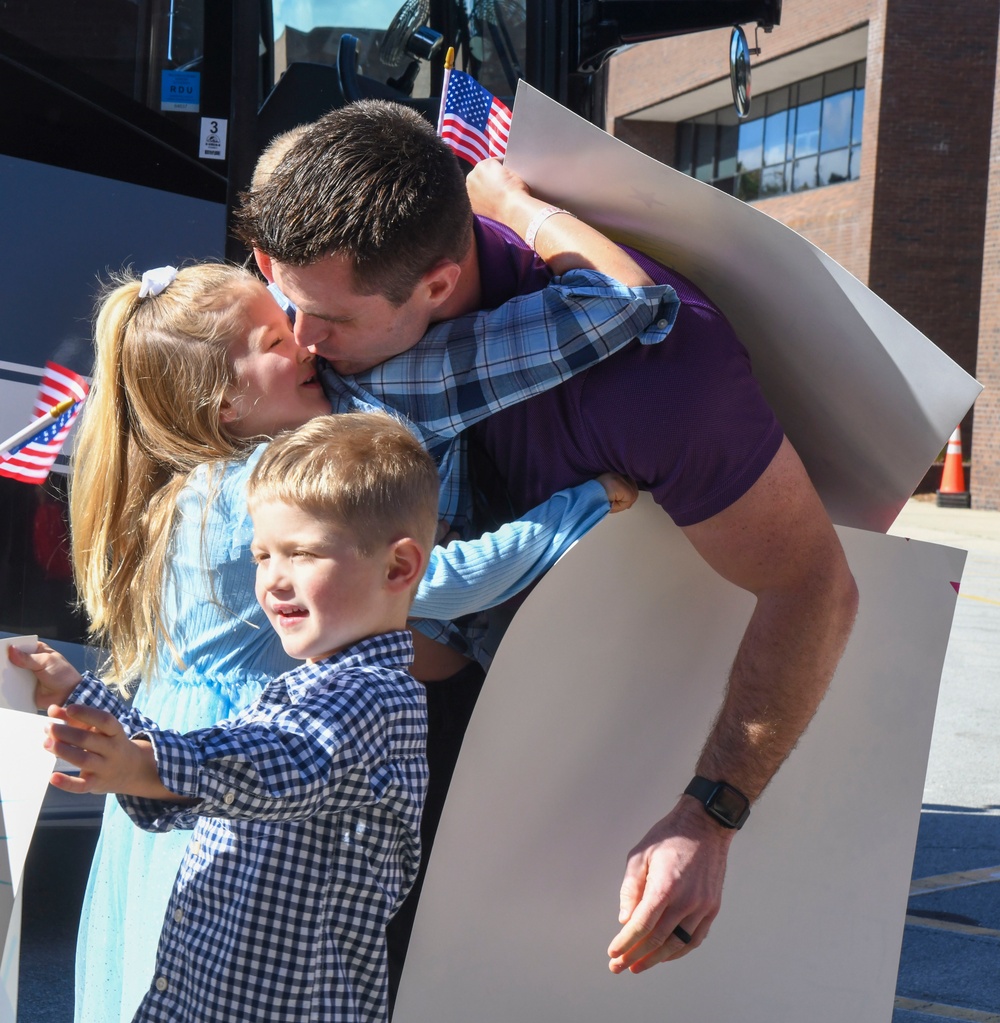 Navy Medicine Readiness and Training Command  Camp Lejeune welcomes home Expeditionary Medical Unit 10, Rotation 16 Sailors