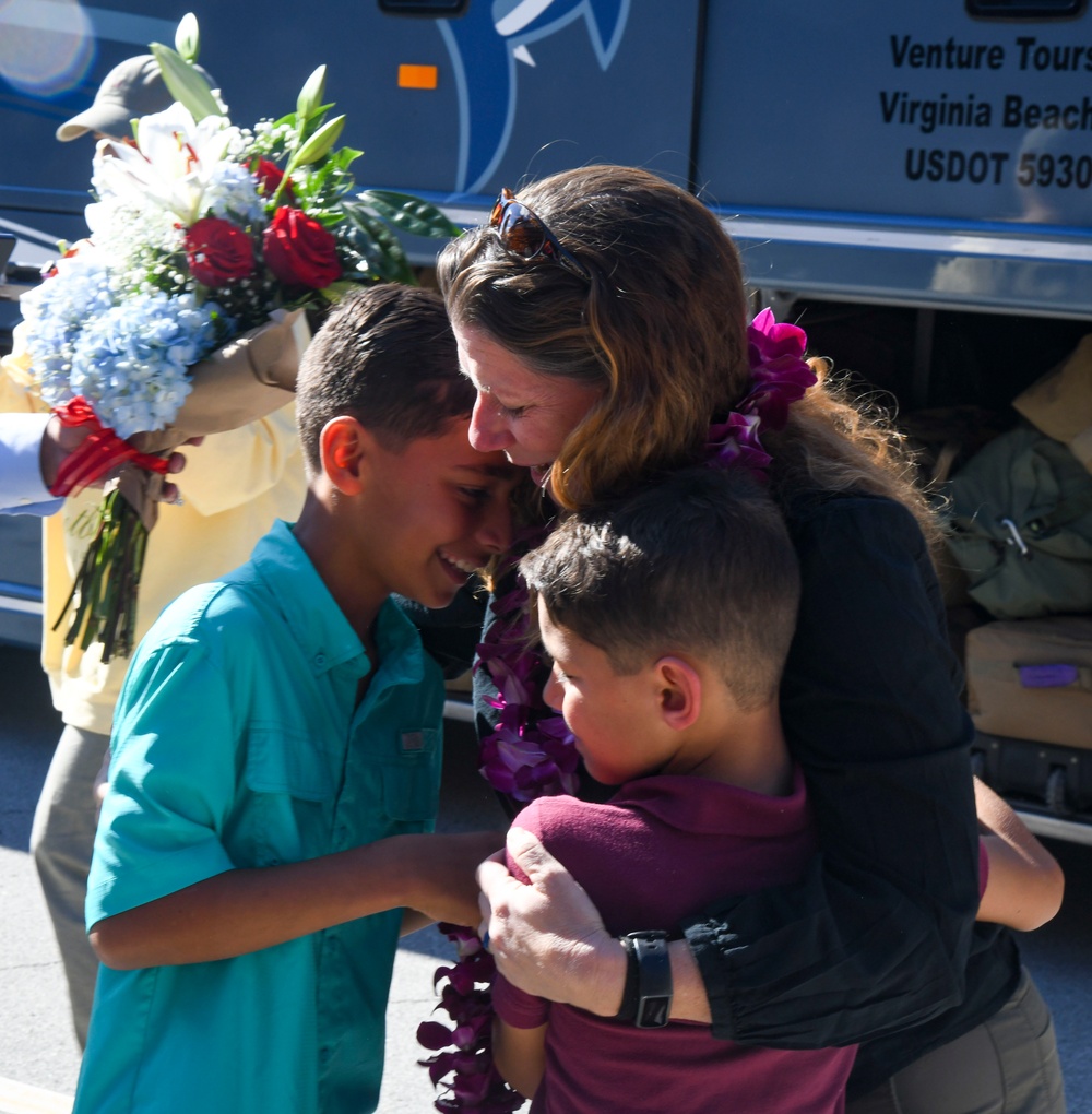 Navy Medicine Readiness and Training Command  Camp Lejeune welcomes home Expeditionary Medical Unit 10, Rotation 16 Sailors