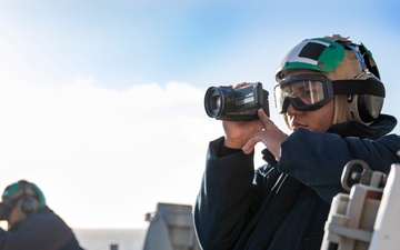 Sailors Conduct Flight quarters