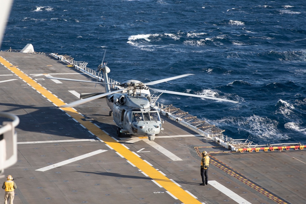 Sailors Conduct Flight quarters