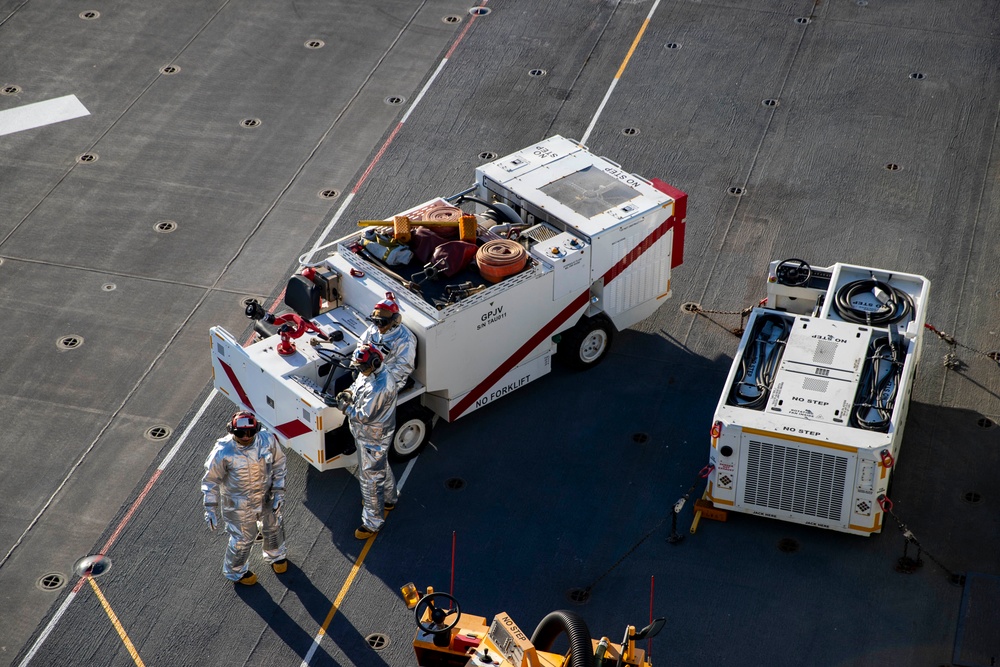 Sailors Conduct Flight quarters