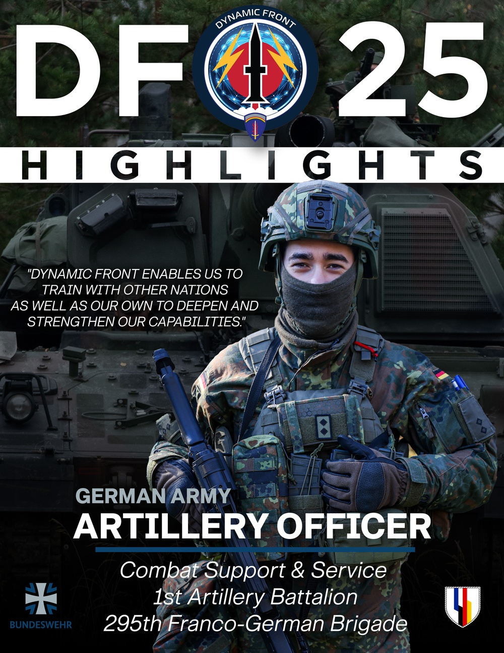 DF 25 Highlights: German Bundeswehr Artillery Officer