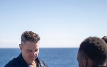 Sailors Conduct a FOD walk-down