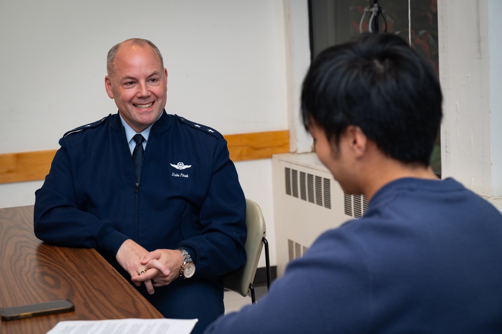 Acting Air Guard Director Visits Hometown, Almus University