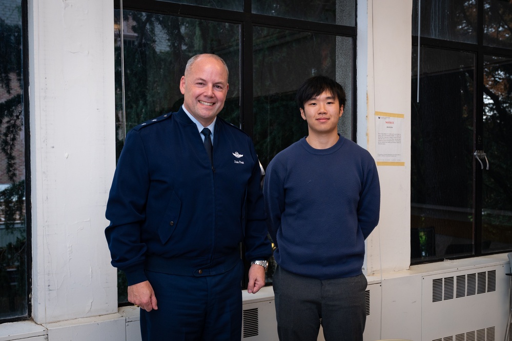 Acting Air Guard Director Visits Hometown, Almus University