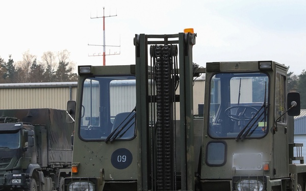 German Army weapons systems &amp; military vehicles on display during Exercise Dynamic Front 25