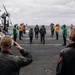 U.S. Embassy to Japan Deputy Chief of Mission, Ministry of Foreign Affairs and Ministry of Defense Officials Embark Aboard USS George Washington