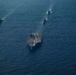 USS George Washington steams in formation with JMSDF, ROK-N during Freedom Edge 2024