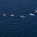 USS George Washington steams in formation with JMSDF, ROK-N during Freedom Edge 2024