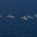 USS George Washington steams in formation with JMSDF, ROK-N during Freedom Edge 2024