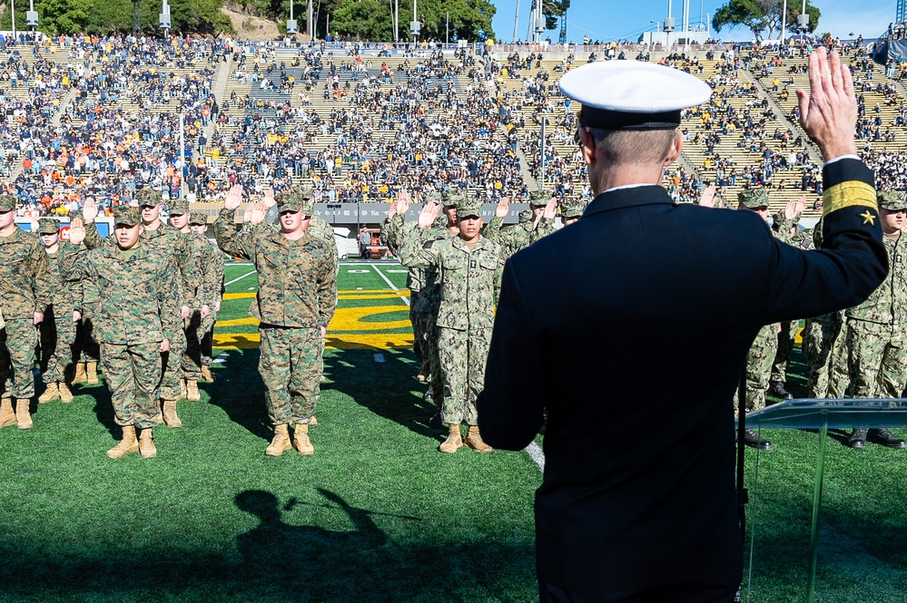 UC Berkeley ROTC Oath of Enlistment Ceremony