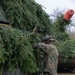 German Army camouflages Panzerhaubitze 2000s during Dynamic Front 25 live fire