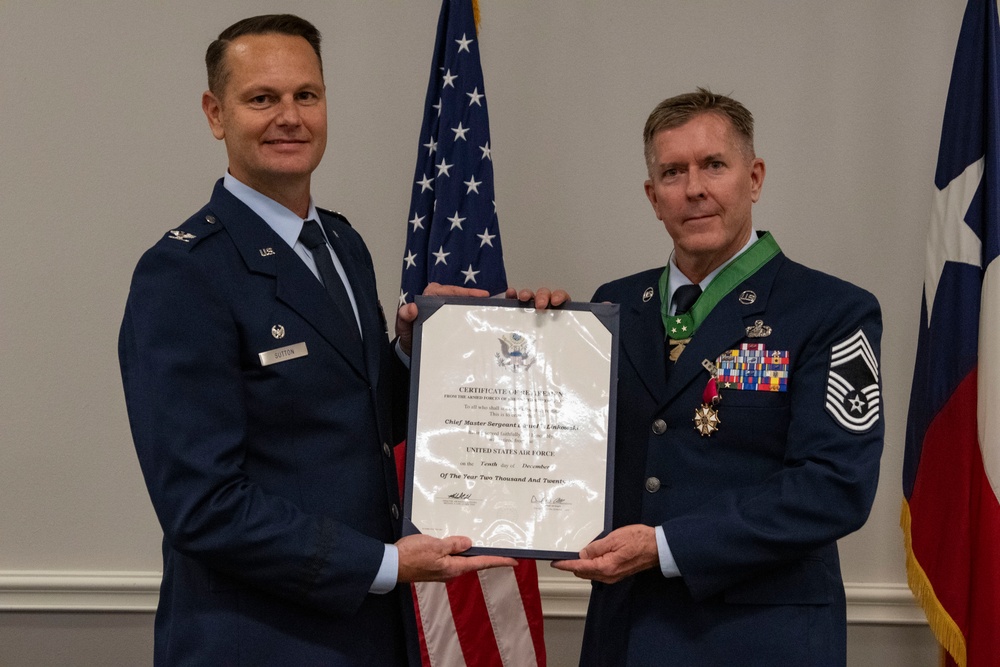 Chief Master Sgt. retires after 30+ years of service