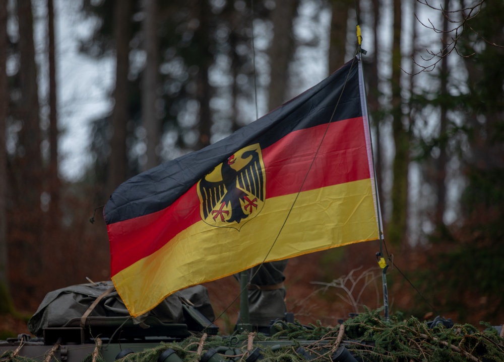 German Army ammunition distribution during Exercise Dynamic Front 25