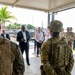 Secretary Austin, Australian Deputy Prime Minister Marles, Japan Minister of Defense Nakatani visit with service members