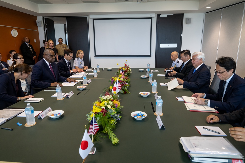 Secretary Austin, Japan Minister of Defense Nakatani conduct Bilateral meeting