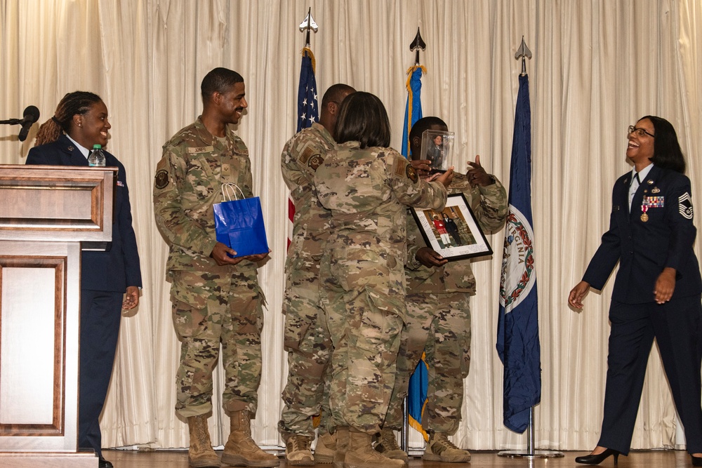 Chief Master Sgt. LaWanda Jackson retires from the 192nd Wing, Virginia Air National Guard