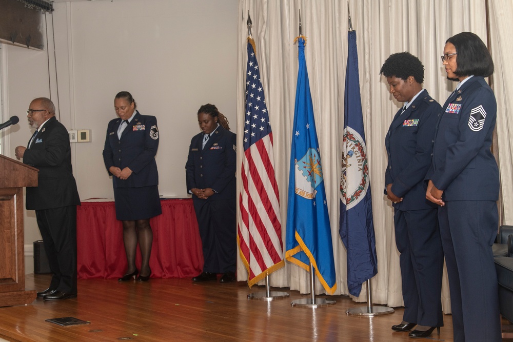 Chief Master Sgt. LaWanda Jackson retires from the 192nd Wing, Virginia Air National Guard