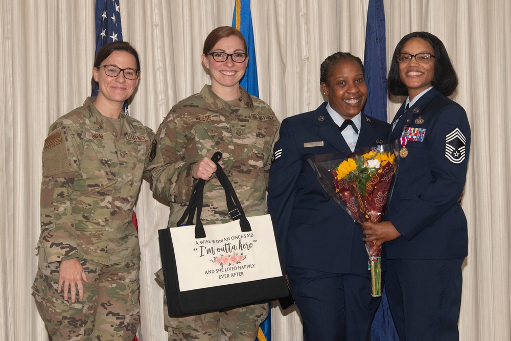 Chief Master Sgt. LaWanda Jackson retires from the 192nd Wing, Virginia Air National Guard