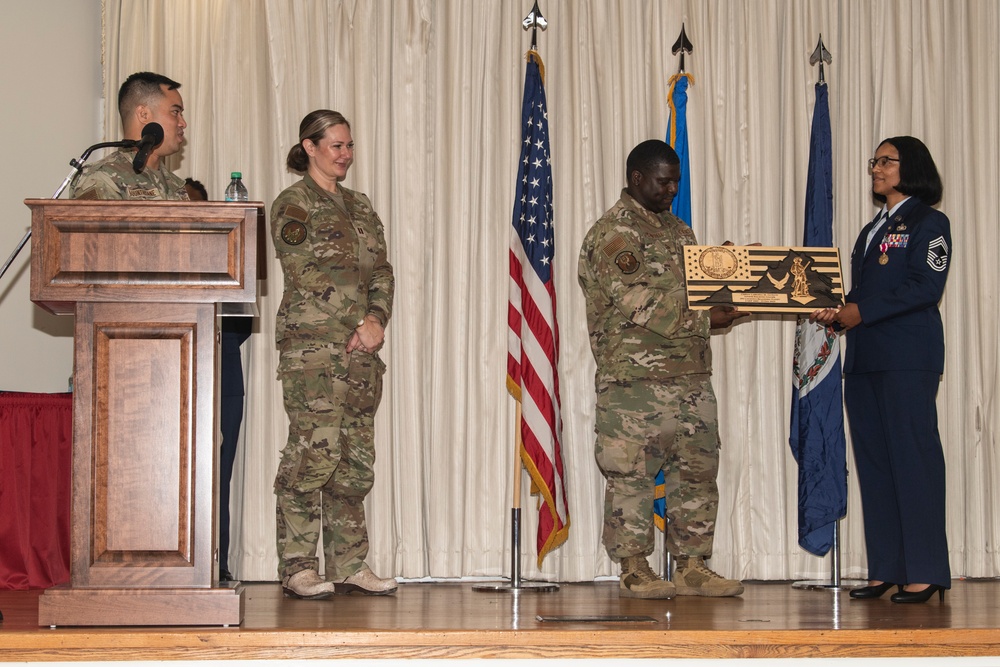 Chief Master Sgt. LaWanda Jackson retires from the 192nd Wing, Virginia Air National Guard