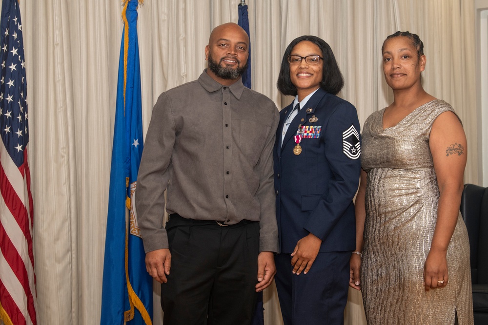 Chief Master Sgt. LaWanda Jackson retires from the 192nd Wing, Virginia Air National Guard