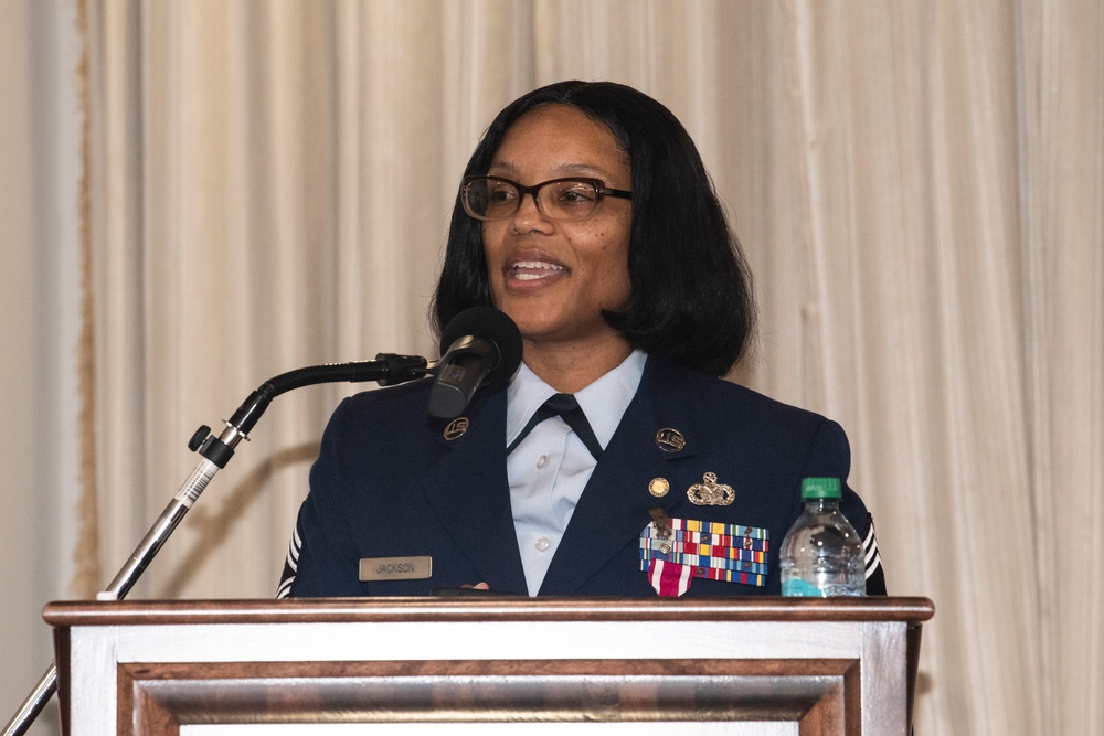 Chief Master Sgt. LaWanda Jackson retires from the 192nd Wing, Virginia Air National Guard