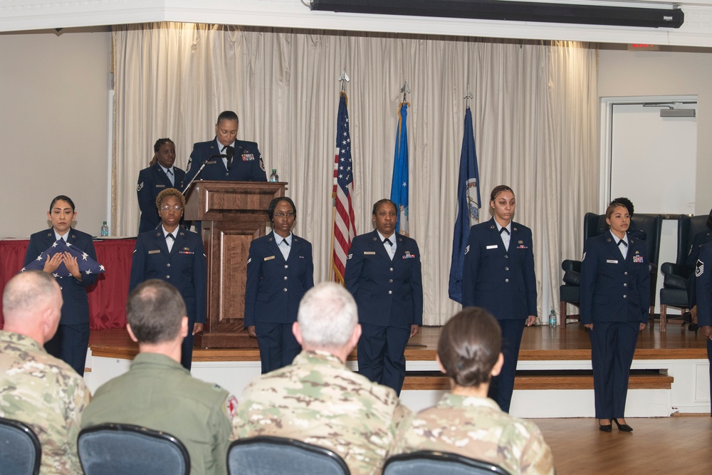 Chief Master Sgt. LaWanda Jackson retires from the 192nd Wing, Virginia Air National Guard