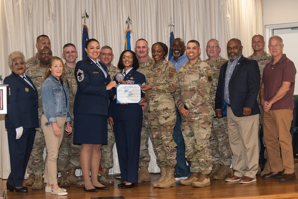 Chief Master Sgt. LaWanda Jackson retires from the 192nd Wing, Virginia Air National Guard