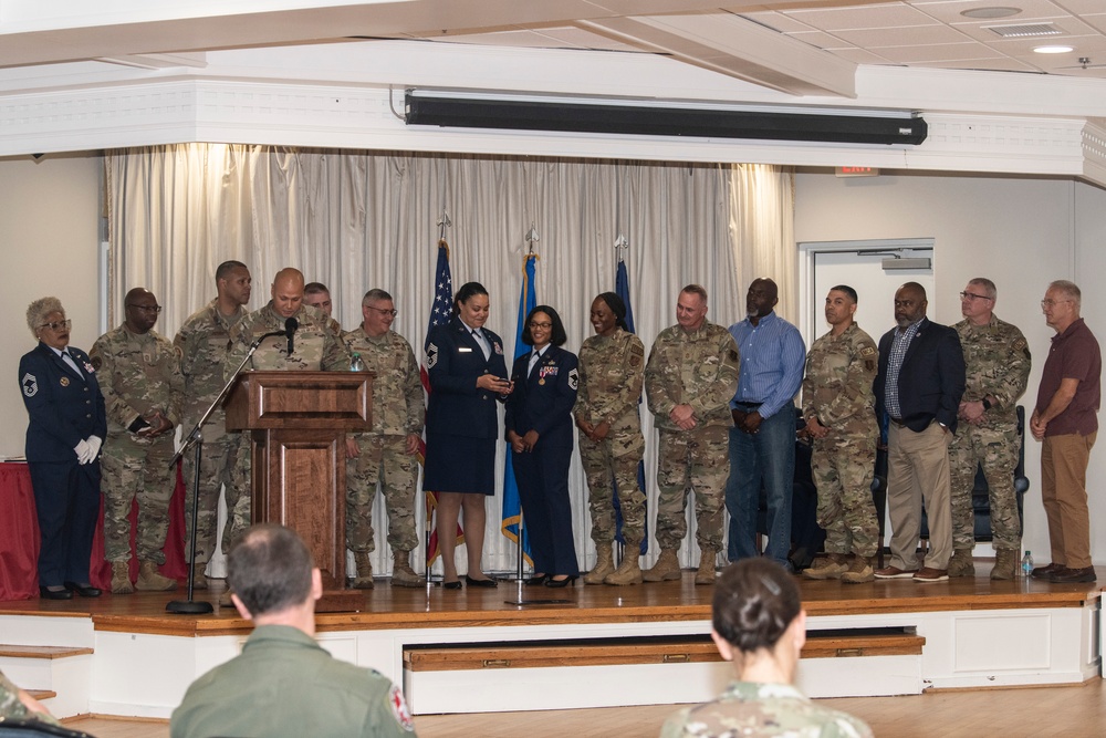 Chief Master Sgt. LaWanda Jackson retires from the 192nd Wing, Virginia Air National Guard