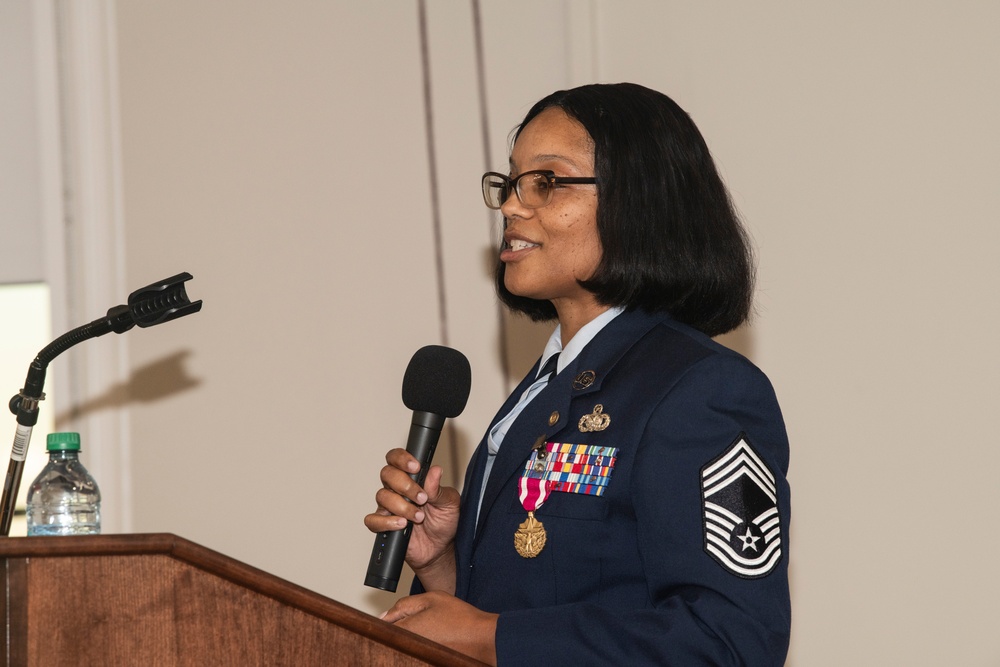 Chief Master Sgt. LaWanda Jackson retires from the 192nd Wing, Virginia Air National Guard